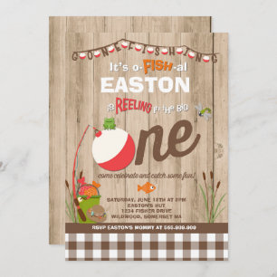 Fischerei zum Geburtstag Einladung von Fischern — 