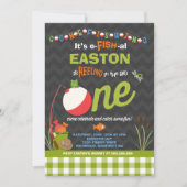 Fischerei zum Geburtstag Einladung von Fischern - (Vorderseite)