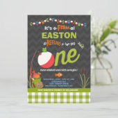 Fischerei zum Geburtstag Einladung von Fischern - (Stehend Vorderseite)