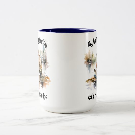 Fischerei Zweifarbige Tasse (Mittel)