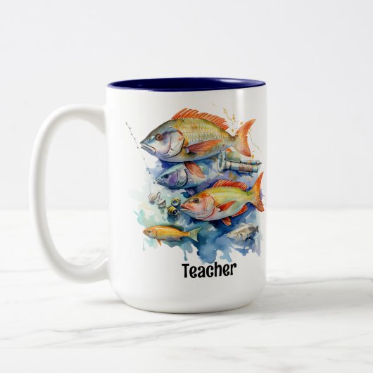 Fischerei Zweifarbige Tasse (Links)