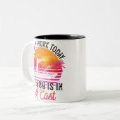 Fischerei Zweifarbige Tasse (Vorderseite Links)
