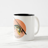 Fischerei Zweifarbige Tasse (VorderseiteRechts)