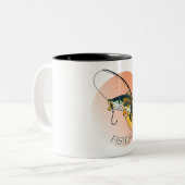 Fischerei Zweifarbige Tasse (Vorderseite Links)