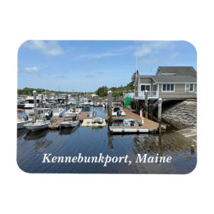 Fischereianleger in Kennebunkport Maine Magnet