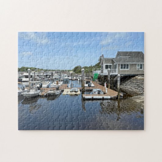 Fischereianleger in Kennebunkport Maine Puzzle (Horizontal)
