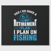 Fischereiart I-Plan Geschenkpapier (Flach)
