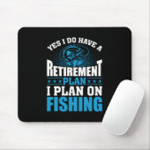 Fischereiart I-Plan Mousepad (Mit Mouse)