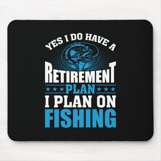 Fischereiart I-Plan Mousepad (Vorne)