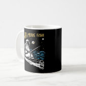 Fischereiastronaut Kaffeetasse (Vorderseite Links)
