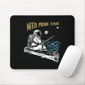 Fischereiastronaut Mousepad (Mit Mouse)