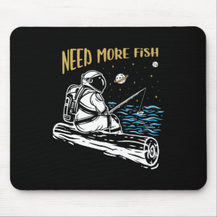 Fischereiastronaut Mousepad