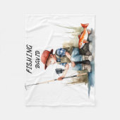 FISCHEREIBLANKET FÜR JUNGEN FLEECEDECKE (Vorderseite)