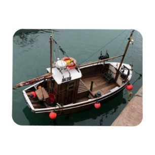 Fischereiboot im Hafen von Portpatrick, Wigtownshi Magnet