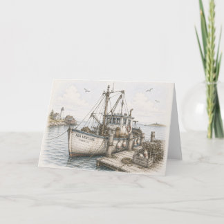 Fischereiboot Karte
