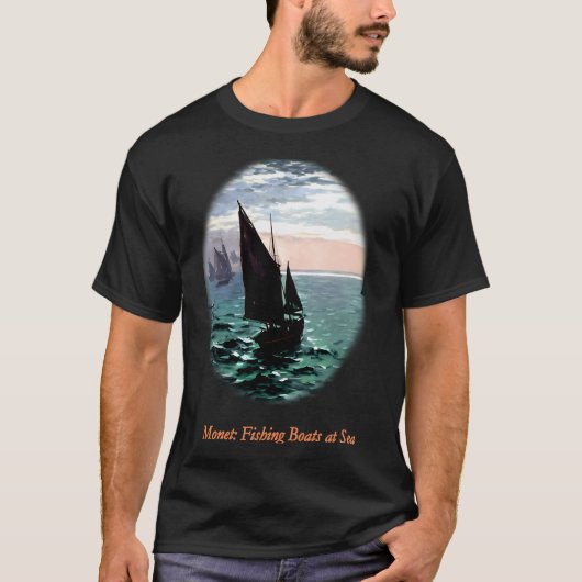 Fischereiboote auf See T-Shirt (Vorderseite)