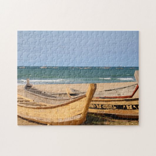 Fischereiboote Ghanas Puzzle (Horizontal)