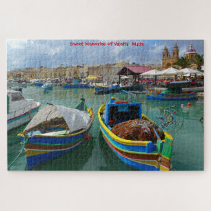 Fischereiboote von Malta. Puzzle
