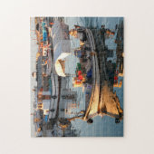 Fischereiboote Zypern. Puzzle (Vertikal)