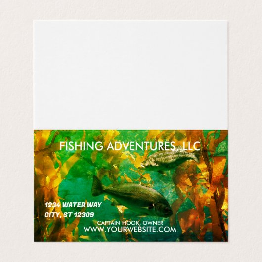 FISCHEREICHARTA VISITENKARTEN (Außenseite Aufgefaltet)