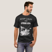 Fischereidesign T-Shirt (Vorne ganz)