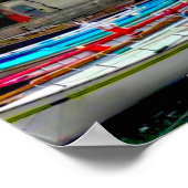 Fischereidorfposter Poster (Ecke)