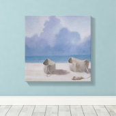 Fischereidugout Kilifi 2012 Leinwanddruck (Insitu (Holzboden))