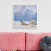 Fischereidugout Kilifi 2012 Leinwanddruck (Insitu (Wohnzimmer))