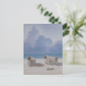 Fischereidugout Kilifi 2012 Postkarte (Stehend Vorderseite)