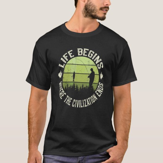 Fischereiexperte Fischerboot Fischer Angler T-Shirt (Vorderseite)