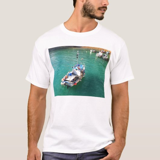 Fischereifahrzeug bei Flut T-Shirt (Vorderseite)