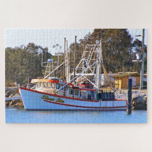 Fischereifahrzeug, Yamba, Australien Puzzle (Horizontal)