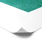 Fischereifahrzeuge bei Flut Poster (Ecke)