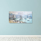 Fischereifahrzeuge, die den Hafen Verlassend | Cla Leinwanddruck (Insitu (Holzboden))