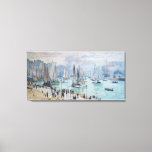 Fischereifahrzeuge, die den Hafen Verlassend | Cla Leinwanddruck<br><div class="desc">Fischerboote Verlassend den Hafen Le Havre (1874) von Claude Monet,  französischer Impressionist. Originelle Kunstmalerei ist ein Öl auf der Leinwand,  das eine abstrakte Meereslandschaft mit Schiffen auf dem Wasser und Menschen im Vordergrund darstellt. Verwenden Sie die Entwurfstools,  um einen benutzerdefinierten Text hinzuzufügen oder das Bild zu personalisieren.</div>