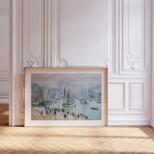 Fischereifahrzeuge, die den Hafen Verlassend Cla Poster