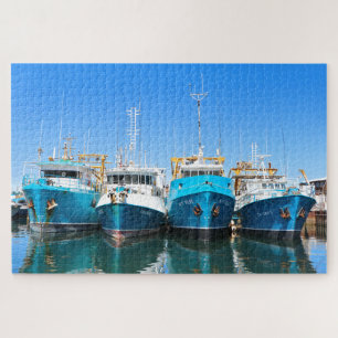 Fischereifahrzeuge, Fremantle, Australien Puzzle