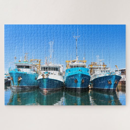 Fischereifahrzeuge, Fremantle, Australien Puzzle (Horizontal)