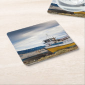  Fischereifahrzeuge Rechteckiger Pappuntersetzer (angewinkelt)