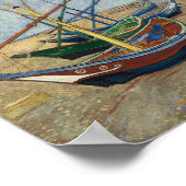 Fischereifahrzeuge - Vincent Van Gough 1888 Poster (Ecke)