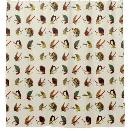 Fischereifische Duschvorhang (Vorderseite)
