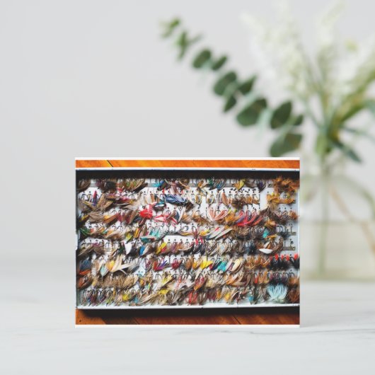 Fischereifische Postkarte (Stehend Vorderseite)