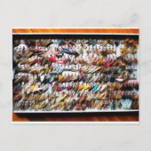 Fischereifische Postkarte (Vorderseite)