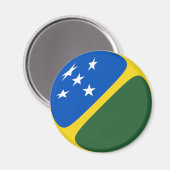 Fischereiflaggenmagnet der Salomonen Magnet (Vorderseite/Rückseite)