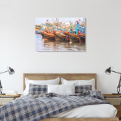 Fischereiflotte Leinwanddruck (Insitu (Schlafzimmer))