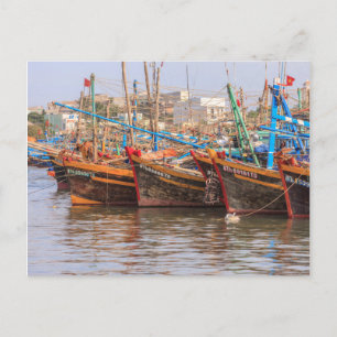 Fischereiflotte Postkarte