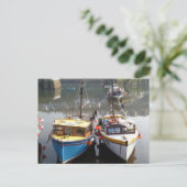 Fischereiflotte Postkarte (Stehend Vorderseite)