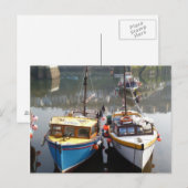 Fischereiflotte Postkarte (Vorne/Hinten)