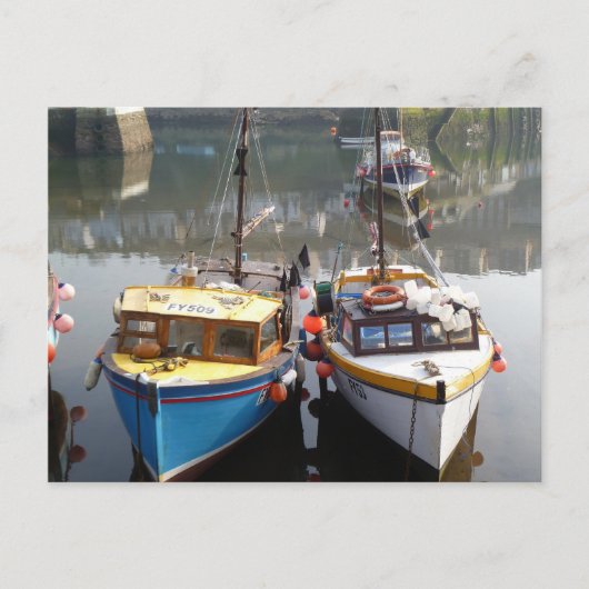 Fischereiflotte Postkarte (Vorderseite)