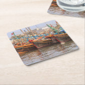 Fischereiflotte Rechteckiger Pappuntersetzer (angewinkelt)